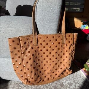 Carla Mancini Studded Tote Bag